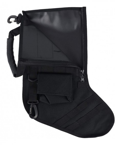 Stockings & Holders Ruck Up Tactical Christmas Stocking with USA Patch - Black - C318U4H4N2E $14.81