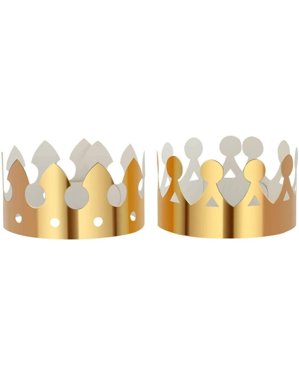 Party Hats Gold Paper Crown-Birthday Party Hats Cap- for Birthday Party Supplies-12Pcs - CX18EGY72KO $10.83