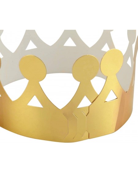 Party Hats Gold Paper Crown-Birthday Party Hats Cap- for Birthday Party Supplies-12Pcs - CX18EGY72KO $10.83