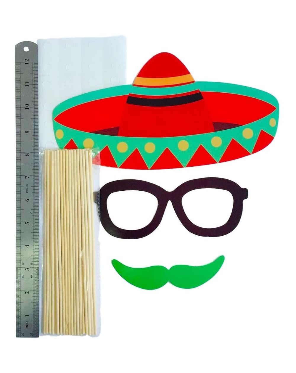 Photobooth Props Mexican Fiesta Booth Props Cinco De Mayo Party Favors My Xxx Hot Girl 4898