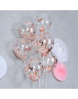 Balloons 12" Rose Gold Confetti Balloons for Party Decoration-Engagement-Weddings Birthdays Showers Party (Pack of 12) - CI18...