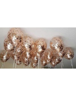 Balloons 12" Rose Gold Confetti Balloons for Party Decoration-Engagement-Weddings Birthdays Showers Party (Pack of 12) - CI18...