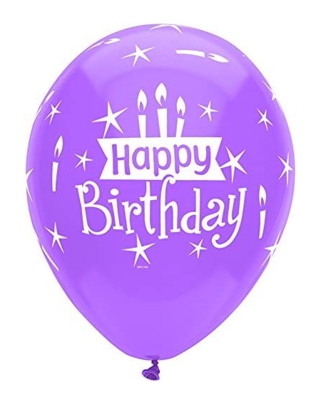 Balloons Printed Latex Balloons- 6 CT- Candles - Candles - CX17YAYIHTG $9.94