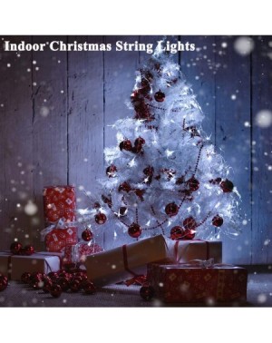 Indoor String Lights Indoor Christmas String Lights 98ft 300 LED Christmas Tree Lights Plug in 8 Modes Waterproof Twinkle Fai...