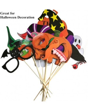 Photobooth Props Halloween Photo Booth Props 27 Pcs for Halloween Decorations - CB185I7YYW3 $11.65