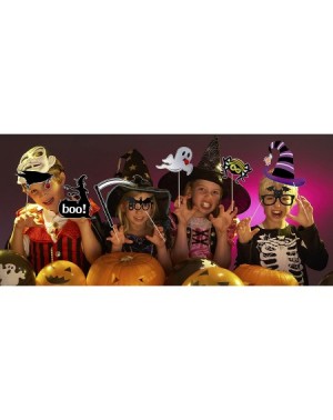 Photobooth Props Halloween Photo Booth Props 27 Pcs for Halloween Decorations - CB185I7YYW3 $11.65