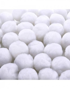 Tissue Pom Poms 30 Pieces Acrylic Pom Poms Large White Pompoms Halloween Costume Pom Balls Fluffy Pompom Balls Fuzzy White Po...