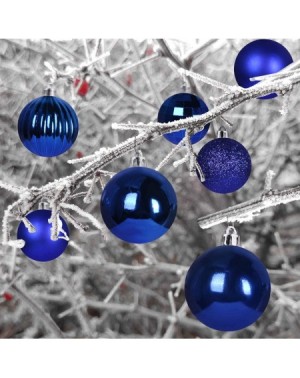 Ornaments 18Pcs Christmas Balls Ornaments for Xmas Tree - Shatterproof Christmas Tree Decorations Large Hanging Ball Blue 2.5...