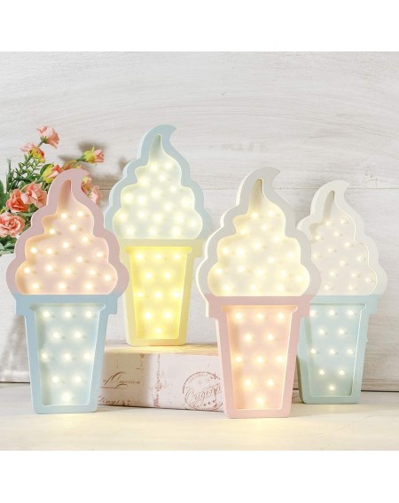 Party Favors Ice cream Valentine Romance Atmosphere Light - Party Wedding Birthday Party Decoration Kids' Room Battery Operat...