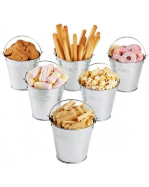 Favors Mini Metal Bucket Set of 6 10.5x7.2x10.5cm - CX182582TIH $12.77