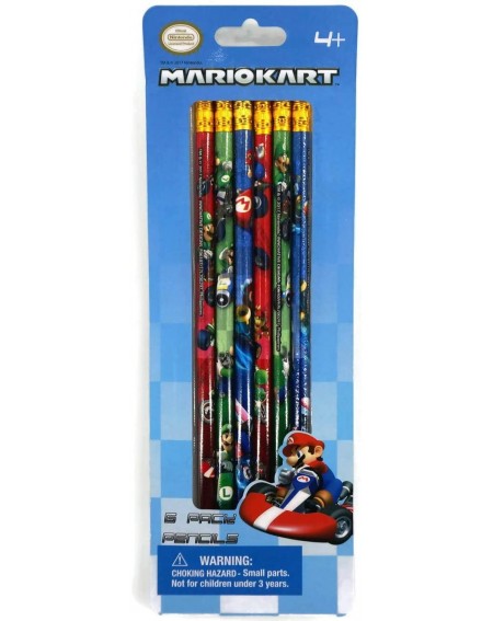 Party Favors Birthday Party Favors Pack For 16 - Includes Mario And Friends Sticker Sheets- Sticker Rolls- Mario Kart Pencils...