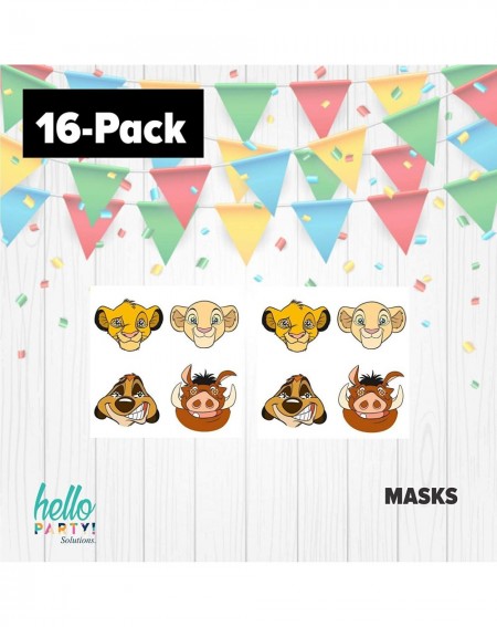 Party Packs Hello Party! The Most Complete Lion King Dinnerware Bundle Party Pack Supplies for 16 - Large Plates- Napkins- Ma...