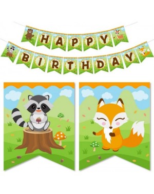 Party Packs Woodland Creatures Birthday Party Supplies - Forest Animal Friends Theme Party Decorations Banner Balloons Table ...