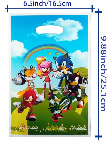 Party Packs 30 Packs sonic Cute Party Gift Bags-sonic Gift Bags Party Supplies sonic Themed Party- Birthday Decoration Gift B...