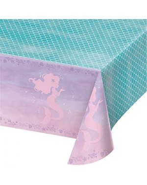 Party Packs Mermaid Party Supplies and Decorations - Iridescent Mermaid Party Plates and Napkins Cups for 16 People - Include...