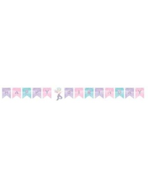 Party Packs Mermaid Party Supplies and Decorations - Iridescent Mermaid Party Plates and Napkins Cups for 16 People - Include...