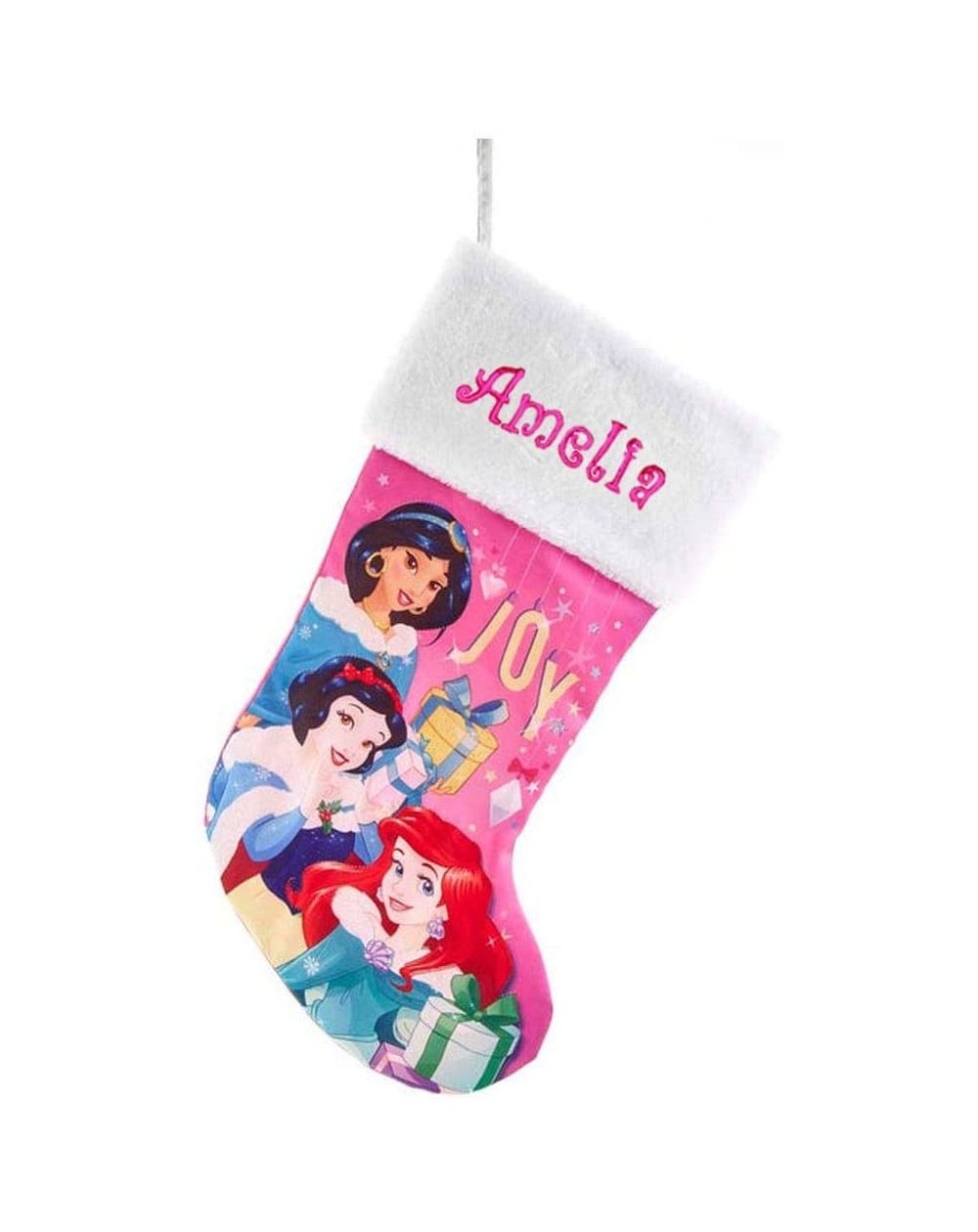 Stockings & Holders Personalized Licensed Character Christmas Stocking (Disney Princess) - Disney Princess - C9192CEEG5Y $21.59