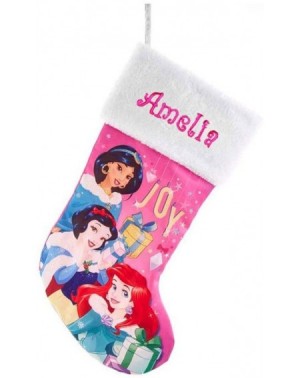 Stockings & Holders Personalized Licensed Character Christmas Stocking (Disney Princess) - Disney Princess - C9192CEEG5Y $21.59