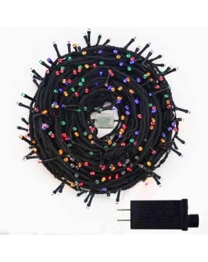 Outdoor String Lights 500LED 115Ft Christmas String Lights with Light Sensor-Fairy Lights for Outdoor Christmas Tree Patio Ga...