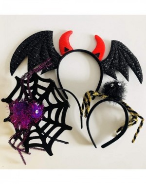 Party Favors 6 Pack Halloween Headbands Pumpkin Witch Spider Headband Halloween Party Supplies-Halloween Costume Supplies- Co...