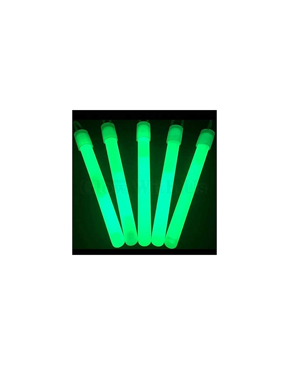 Party Packs Glow Sticks Bulk Wholesale- 100 4" Green Glow Stick Light Sticks- Bright Color- Kids Love Them! Glow 8-12 Hrs- 2-...