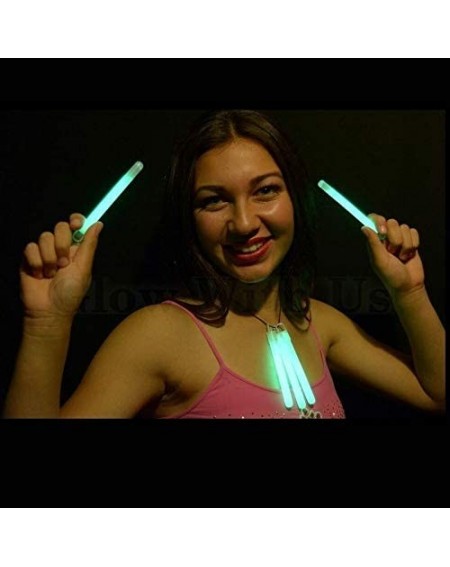 Party Packs Glow Sticks Bulk Wholesale- 100 4" Green Glow Stick Light Sticks- Bright Color- Kids Love Them! Glow 8-12 Hrs- 2-...