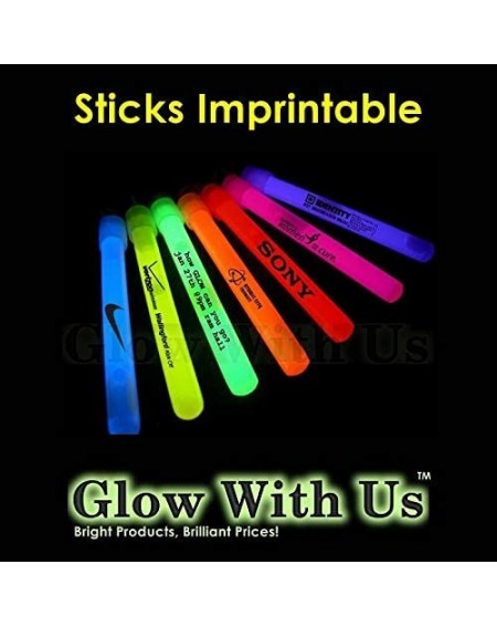 Party Packs Glow Sticks Bulk Wholesale- 100 4" Green Glow Stick Light Sticks- Bright Color- Kids Love Them! Glow 8-12 Hrs- 2-...