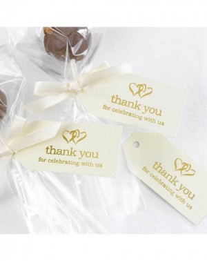 Favors Linked at the Heart Favor Tags- 3-Inch- Ivory/Gold- 25 Count - Ivory/Gold - C6115EIR3G9 $8.33