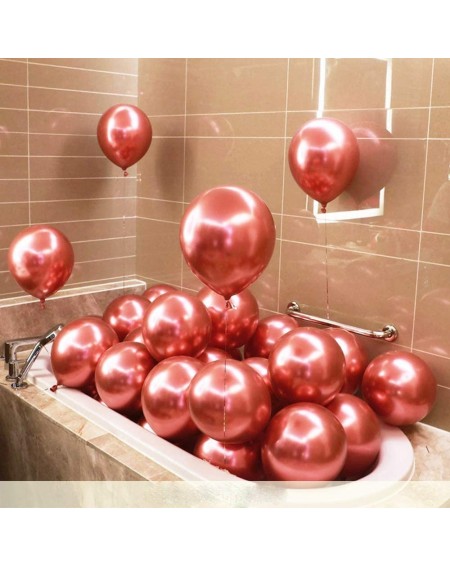 Balloons Chrome Metallic Balloons for Party 50 pcs 12 inch Thick Latex balloons for Birthday Wedding Engagement Anniversary C...