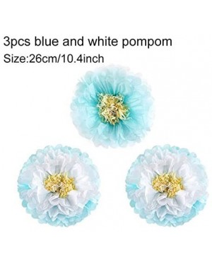 Tissue Pom Poms Dual Color Pompom Flower for Wedding Birthday Party Baby Shower Bridal Shower Engagement Baptism Christening ...