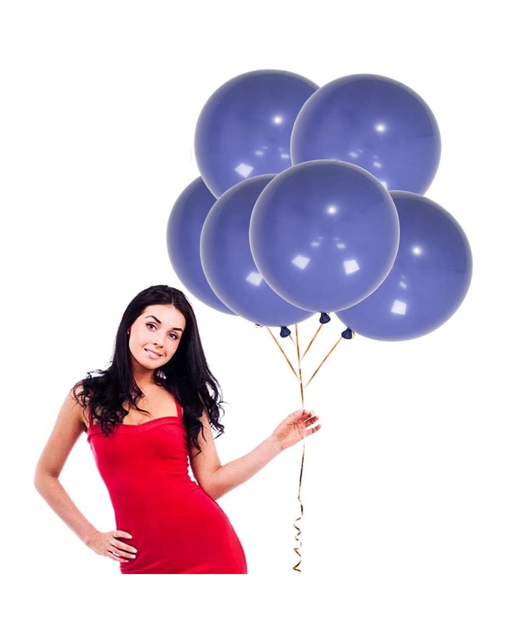 Balloons 18 Inch Big Balloons 16 Pack Thick Macaron Gray Latex Balloons - Macaron Grey - CZ18YGCHW98 $12.69