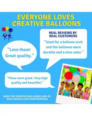 Balloons Celebrity 12" Latex Balloons (Pack of 144)- Pastel White - Pastel White - CY11X803A5R $12.95