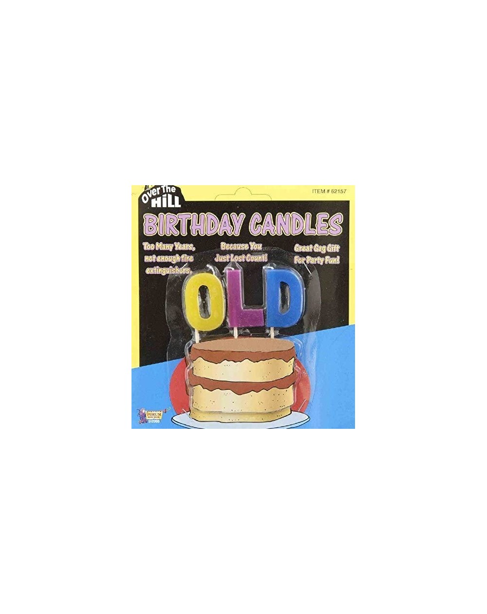 Favors OLD Over The Hill Birthday Candles - Old Candles - CH112UIDLI5 $11.60