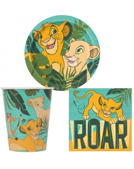 Party Packs Kids Lion King Birthday Party Supplies- Supreme Bundle Set - Party Favors- Decorations- and Tableware All Include...