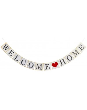 Banners & Garlands Welcome Home Banner for Home Party Sign Decorations- Family Theme Party Supplies - CR18TRZMH2S $8.59