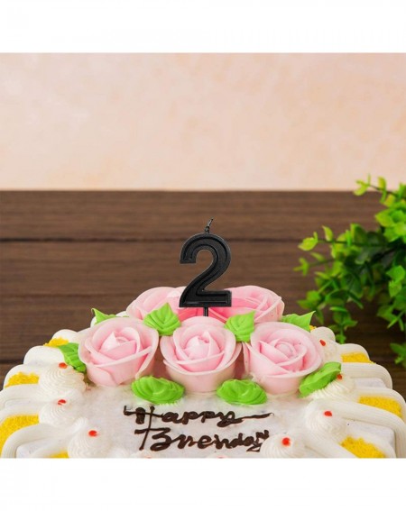 Cake Decorating Supplies Black Glitter Happy Birthday Cake Candles Number Candles Number 7 Birthday Candle Cake Topper Decora...