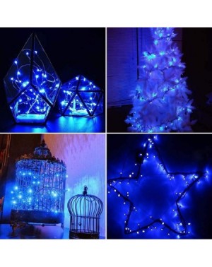 Outdoor String Lights Outdoor String Lights- 200 LED 72ft Battery Operated String Lights- Waterproof Battery Powered Fairy Ch...