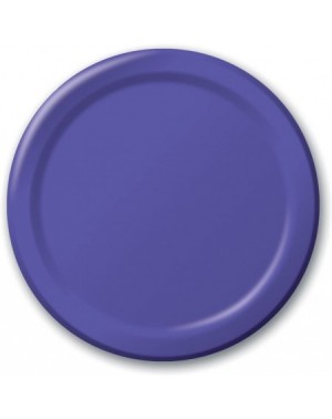 Tableware Touch of Color 24 Count Paper Banquet Plates- Purple - Purple - CH1129BKFEV $14.22