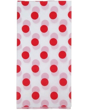 Tablecovers 2 Pcs Polka Dot Plastic Tablecloth Disposable Table Cover Thickened Rectangle Tablecover for Kitchen Picnic Weddi...