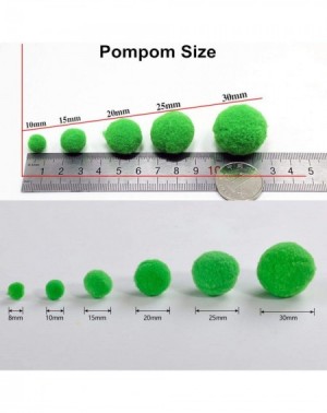 Tissue Pom Poms Sequins 8mm 10mm Pom Pom Soft Pompon Fluffy Plush Crafts DIY Pom Poms Ball Home Decor Sewing Supplies-41 Deni...