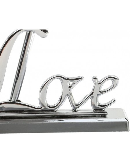 Place Cards & Place Card Holders Wedding Pen Set with Plated Metal Love Holder Party for Guest Book Silver - C912MMGI8CX $12.09