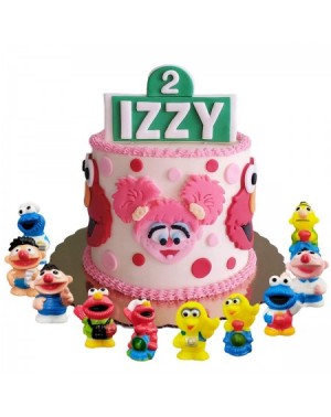 Cake & Cupcake Toppers Sesame Street Cake Toppers Picks for Kids Birthday Party- Baby Shower Cake Decorations (Sesame Street ...