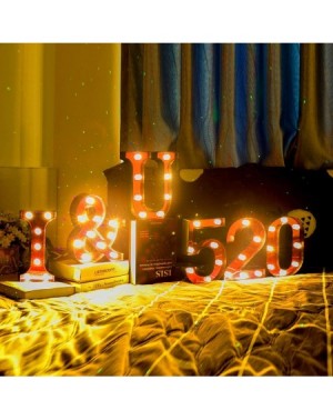 Indoor String Lights LED Marquee Letters LED Letter Lights Alphabet Light Number 0-9 Up Sign Decoration Letters A - Z Symbol ...