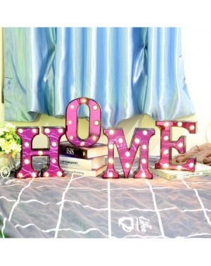 Indoor String Lights LED Marquee Letters LED Letter Lights Alphabet Light Number 0-9 Up Sign Decoration Letters A - Z Symbol ...