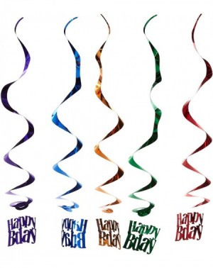 Streamers Happy Birthday Whirls (5/Pkg) - C211856JC75 $11.35