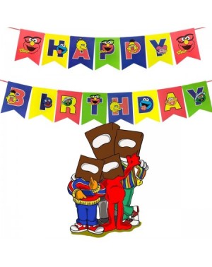 Banners Sesame Street Birthday Banner-Sesame Street Theme Party Supplies-child Birthday party decoration - CQ19HTSAOUA $9.29