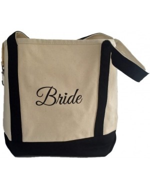 Party Packs Bride Shower Gift - Bride Canvas Tote and Honeymoon Survival Kit (Bride and Groom Luggage Tags- Cup Holders and D...