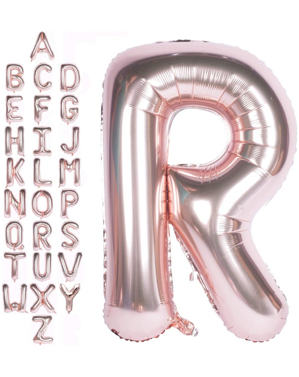 Balloons Rose Gold Letter Balloons 40 Inch Giant Jumbo Helium Foil Mylar- for Party Bridal Wedding Shower Anniversary Celebra...