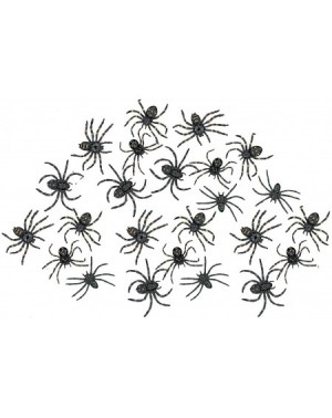 Party Favors Stretchy Spider 2 Inches - Pack of 24 - Black with Assorted Colors Dots - for Kids - Party Favors- Bag Stuffers-...