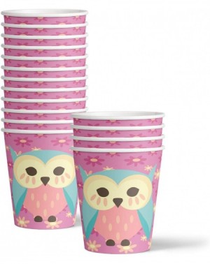 Party Packs Girl Woodland Animals Pink Birthday Party Supplies Set Plates Napkins Cups Tableware Kit for 16 - CT17YA2T3GY $17.32